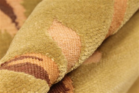 Modern Brown Hand Knotted 60 X 90 Area Rug 250-28496 Image 8