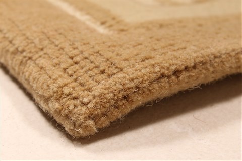 Modern Beige Hand Knotted 60 X 90 Area Rug 250-28498 Image 13