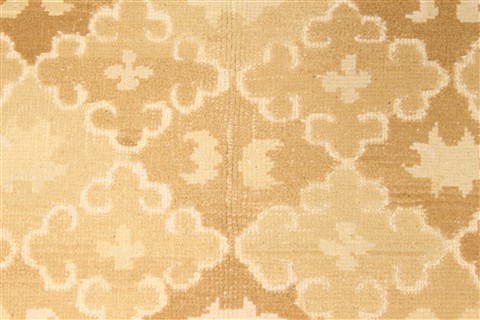 Modern Beige Hand Knotted 60 X 90 Area Rug 250-28498 Image 2