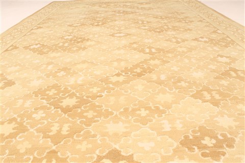 Modern Beige Hand Knotted 60 X 90 Area Rug 250-28498 Image 4