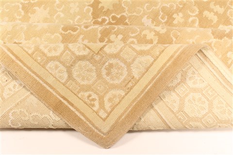 Modern Beige Hand Knotted 60 X 90 Area Rug 250-28498 Image 6