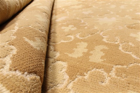 Modern Beige Hand Knotted 60 X 90 Area Rug 250-28498 Image 7