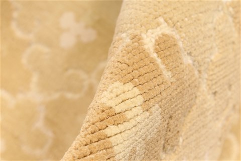 Modern Beige Hand Knotted 60 X 90 Area Rug 250-28498 Image 9