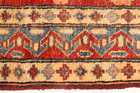 Kazak Red Hand Knotted 39 X 54 Area Rug 250-28499 Image 4