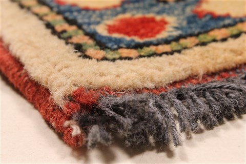Kazak Red Hand Knotted 42 X 53 Area Rug 250-28500 Image 12