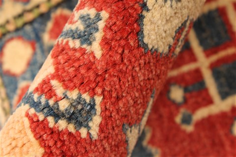 Kazak Red Hand Knotted 42 X 53 Area Rug 250-28500 Image 9