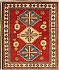 Kazak Red Hand Knotted 40 X 49  Area Rug 250-28501 Thumb 0