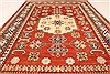 Kazak Red Hand Knotted 38 X 53 Area Rug 250-28502 Thumb 4