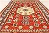 Kazak Red Hand Knotted 38 X 53  Area Rug 250-28502 Thumb 4