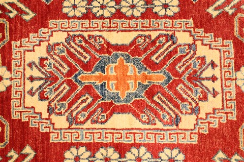 Kazak Red Hand Knotted 40 X 510 Area Rug 250-28503 Image 2