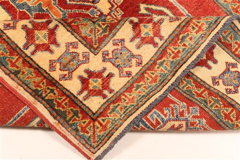 Kazak Red Hand Knotted 40 X 510 Area Rug 250-28503 Image 6