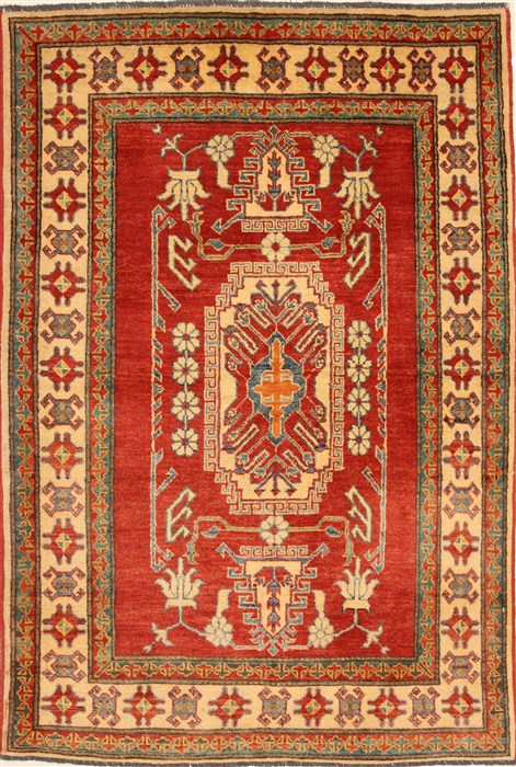 Kazak Red Hand Knotted 40 X 510 Area Rug 250-28503 Image 0