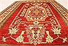 Kazak Red Hand Knotted 40 X 510  Area Rug 250-28503 Thumb 4