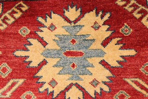 Kazak Red Hand Knotted 311 X 52 Area Rug 250-28507 Image 3