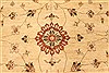 Pishavar Beige Hand Knotted 120 X 1410 Area Rug 250-28509 Thumb 2