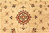 Pishavar Beige Hand Knotted 120 X 1410  Area Rug 250-28509 Thumb 2