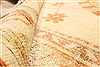 Oushak Beige Hand Knotted 1110 X 156  Area Rug 250-28510 Thumb 7
