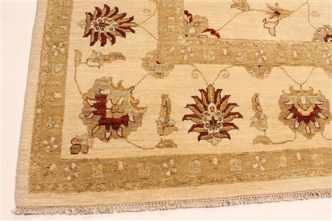 Ziegler Beige Hand Knotted 120 X 1811 Area Rug 250-28511 Image 7