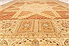 Pishavar Orange Hand Knotted 119 X 157  Area Rug 250-28512 Thumb 4