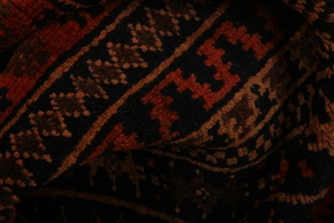 Baluch Red Hand Knotted 30 X 46 Area Rug 253-28516 Image 1