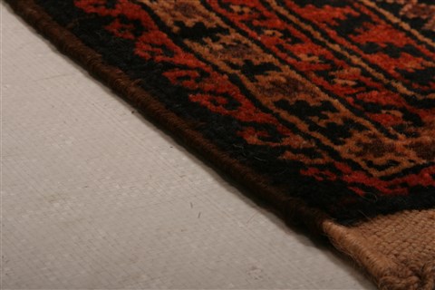 Baluch Red Hand Knotted 30 X 46 Area Rug 253-28516 Image 2