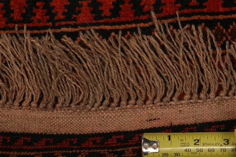 Baluch Red Hand Knotted 30 X 46 Area Rug 253-28516 Image 3