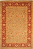 Pishavar Beige Hand Knotted 121 X 174 Area Rug 250-28517 Thumb 0