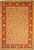 Pishavar Beige Hand Knotted 121 X 174  Area Rug 250-28517 Thumb 0