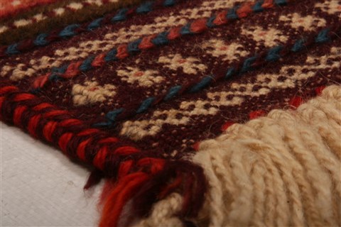 Baluch Red Hand Knotted 30 X 47 Area Rug 253-28520 Image 2