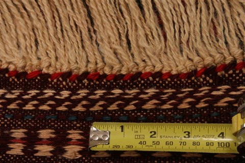 Baluch Red Hand Knotted 30 X 47 Area Rug 253-28520 Image 3
