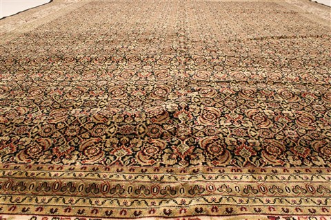 Herati Beige Hand Knotted 1111 X 150 Area Rug 250-28521 Image 4