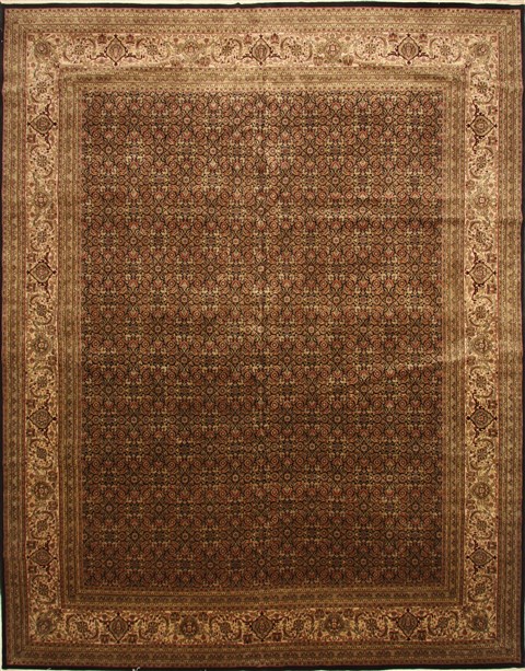 Herati Beige Hand Knotted 1111 X 150 Area Rug 250-28521 Image 0