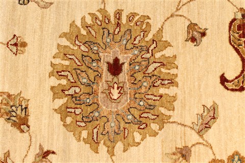 Ziegler Beige Hand Knotted 1111 X 151 Area Rug 250-28523 Image 11