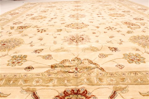 Ziegler Beige Hand Knotted 1111 X 151 Area Rug 250-28523 Image 3