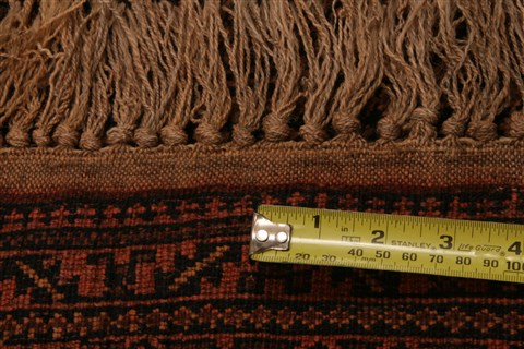 Baluch Red Hand Knotted 29 X 44 Area Rug 253-28524 Image 3