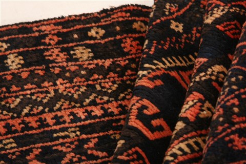 Baluch Black Hand Knotted 29 X 44 Area Rug 253-28525 Image 5