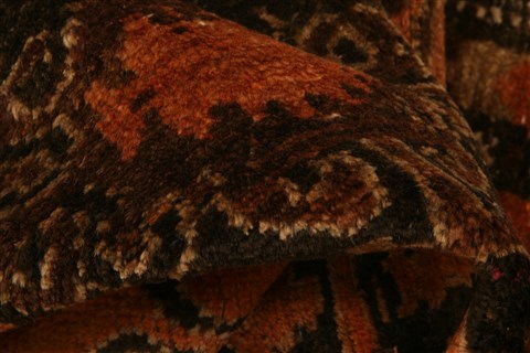 Baluch Orange Hand Knotted 30 X 59 Area Rug 253-28526 Image 1