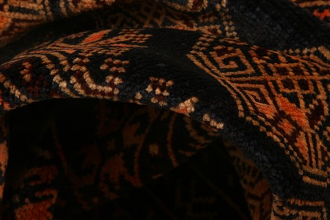 Baluch Orange Hand Knotted 31 X 48 Area Rug 253-28528 Image 1