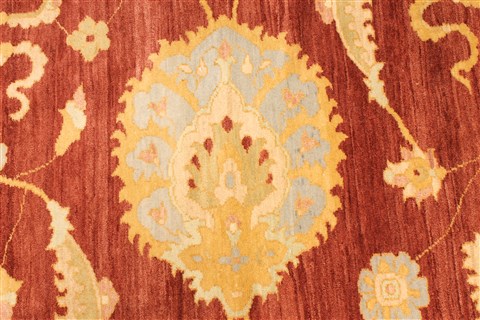 Chobi Brown Hand Knotted 120 X 168 Area Rug 250-28530 Image 11