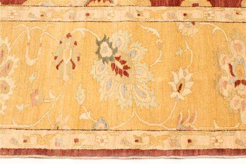 Chobi Brown Hand Knotted 120 X 168 Area Rug 250-28530 Image 3