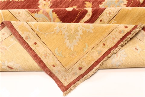 Chobi Brown Hand Knotted 120 X 168 Area Rug 250-28530 Image 6