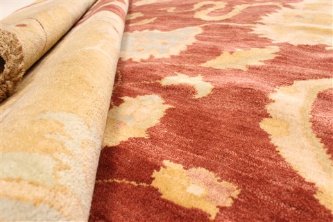 Chobi Brown Hand Knotted 120 X 168 Area Rug 250-28530 Image 7