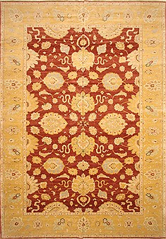 Egyptian Chobi Brown Rectangle 12x18 ft Wool Carpet 28530