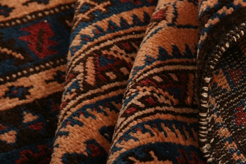 Baluch Beige Hand Knotted 211 X 48 Area Rug 253-28531 Image 5