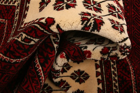 Baluch Red Hand Knotted 30 X 48 Area Rug 253-28535 Image 1