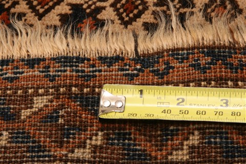 Baluch Red Hand Knotted 31 X 49 Area Rug 253-28536 Image 2