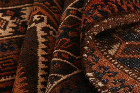 Baluch Red Hand Knotted 31 X 49 Area Rug 253-28536 Image 4