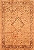 Tabriz Brown Hand Knotted 69 X 910  Area Rug 100-28538 Thumb 0
