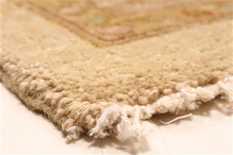 Ziegler Beige Hand Knotted 121 X 151 Area Rug 250-28540 Image 11
