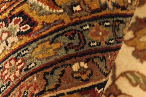 Kashan Beige Hand Knotted 1111 X 152 Area Rug 250-28545 Image 10